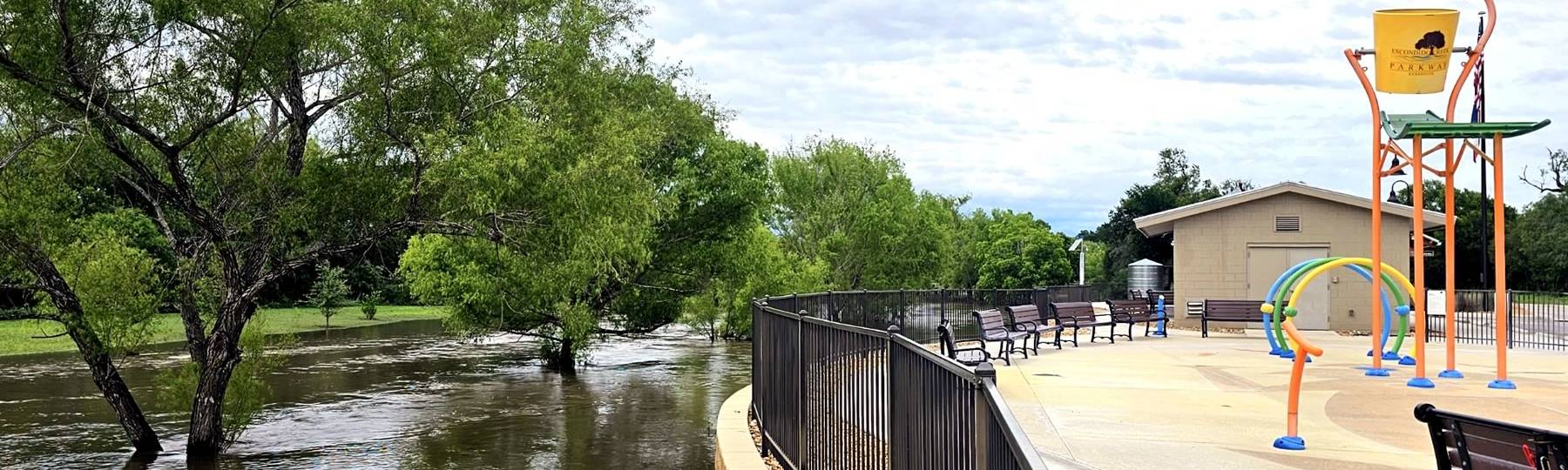 Escondido Creek Parkway, Kenedy, Texas. Attractions, parks, recreation, historical sites and markers in Kenedy